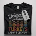 labor and delivery nurse Thanksgiving shirt