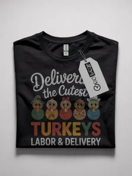 labor and delivery nurse Thanksgiving shirt