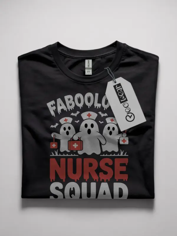 funny Halloween nurse t-shirt