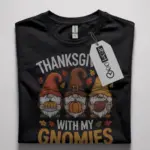 thanksgiving gnome t-shirt