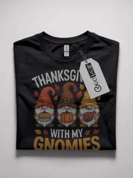thanksgiving gnome t-shirt