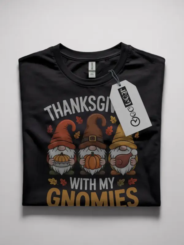 thanksgiving gnome t-shirt