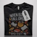 fall book lover t-shirt