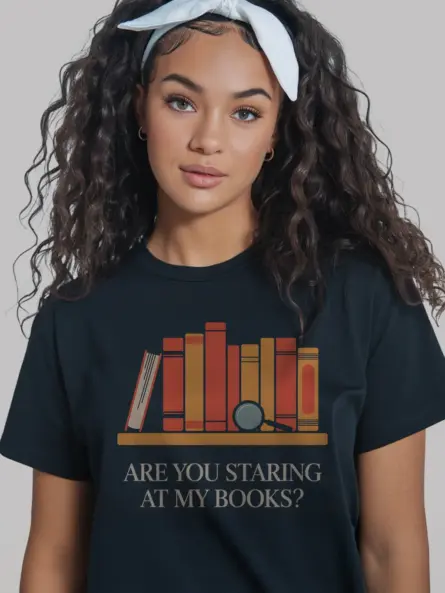 Witty Book LoverShirt – Funny Graphic Tee for Readers - Image 3