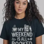weekend book lover shirt