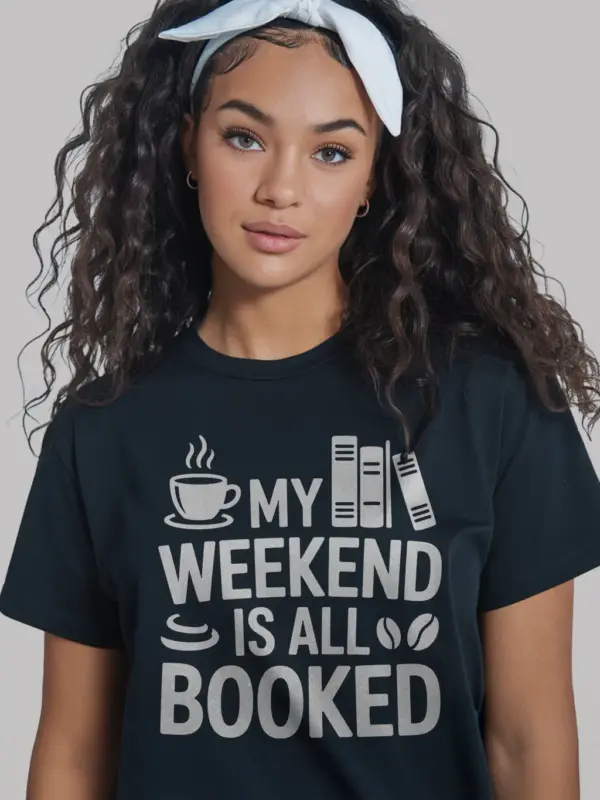 weekend book lover shirt