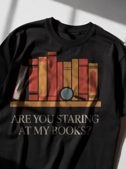 Witty Book LoverShirt – Funny Graphic Tee for Readers - Image 2
