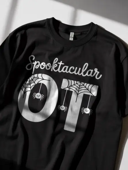 Spooky Occupational Therapy T-Shirt – Funny Halloween Tee for OT Nurses & Hygienists - Image 2