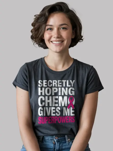 Funny Chemo Superpowers Shirt – Empowering Cancer Gift Tee - Image 6