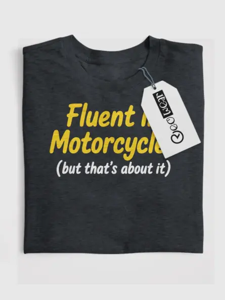 Funny Motorcycle T Shirt – Bold Minimalist Biker Statement Tee - Image 4