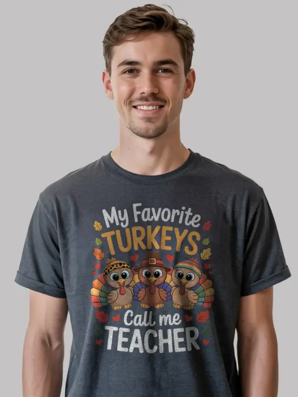 thanksgiving teacher t-shirt