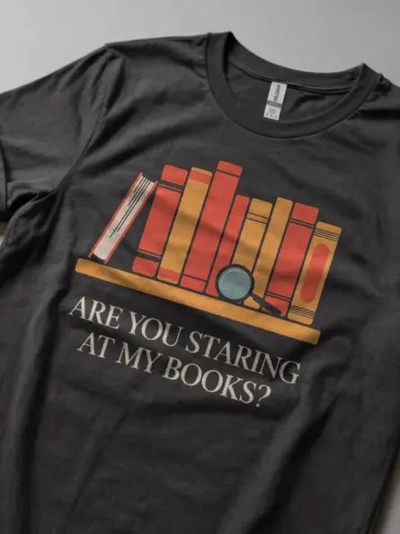 Witty Book LoverShirt – Funny Graphic Tee for Readers - Image 5