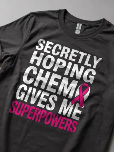 Funny Chemo Superpowers Shirt – Empowering Cancer Gift Tee - Image 5