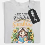 reading shirt for girls