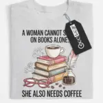 cozy book lover t-shirt