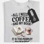 book lover coffee shirt
