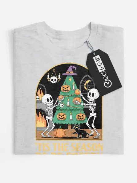 creepy holiday t-shirt