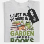 garden and reading t-shirt