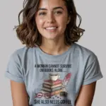 cozy book lover t-shirt