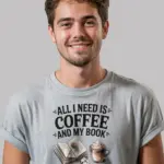 book lover coffee shirt