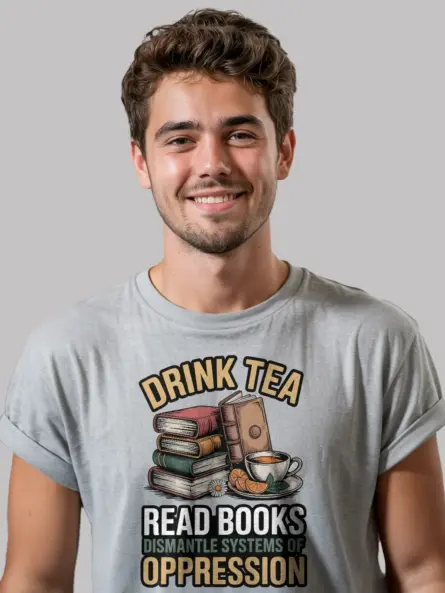 activist book lover t-shirt