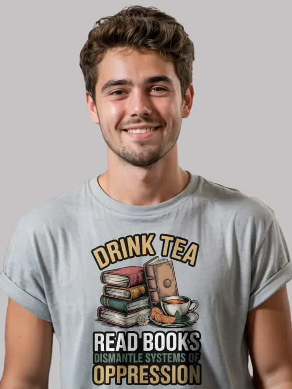 activist book lover t-shirt