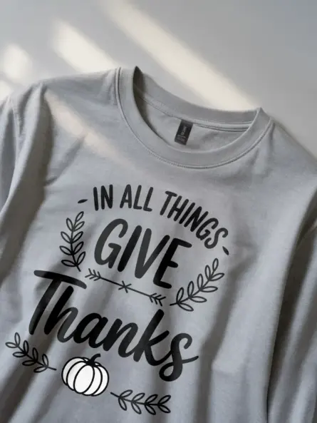 Gratitude Thanksgiving Shirt – Elegant Faith-Based Fall Tee - Image 2