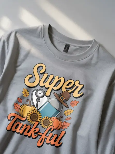 Super Tank-ful Thanksgiving Respiratory Therapist Shirt - Image 2