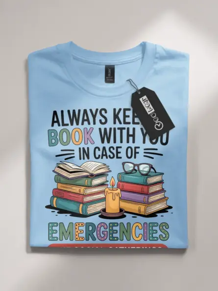 Funny Book Lover TShirt – Perfect for Social Introverts - Image 4