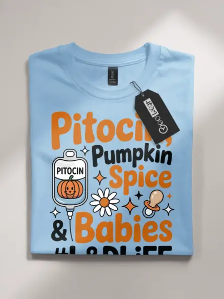 Adorable Labor and Delivery Nurse Fall Shirt - Image 7