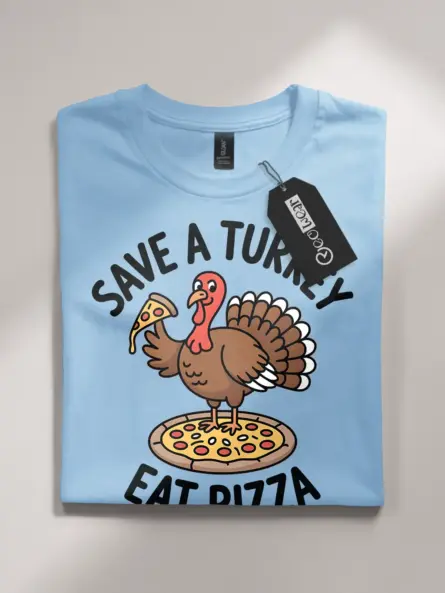 thanksgiving pizza t-shirt