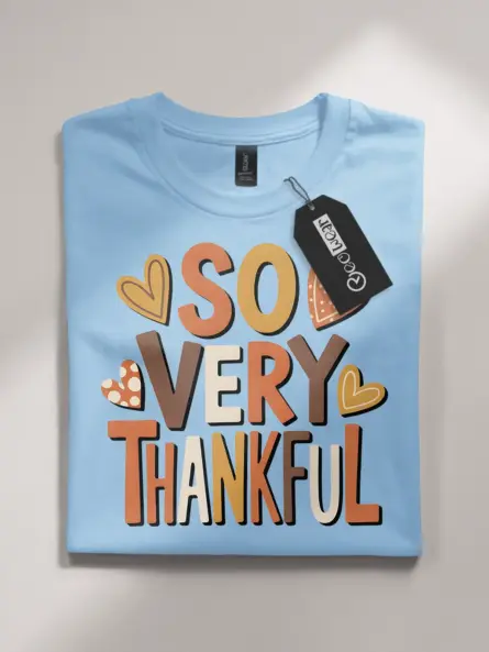 Charming Thankful Fall T-Shirt – Cozy Autumn Grateful Design - Image 4