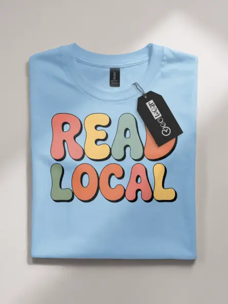 Support Local Bookstore Shirt – Inspiring Read Local Graphic Tee - Image 4