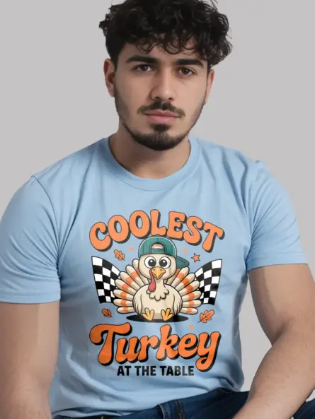 Kids Thanksgiving T-Shirt – Coolest Turkey Holiday Top for Boys & Girls - Image 6
