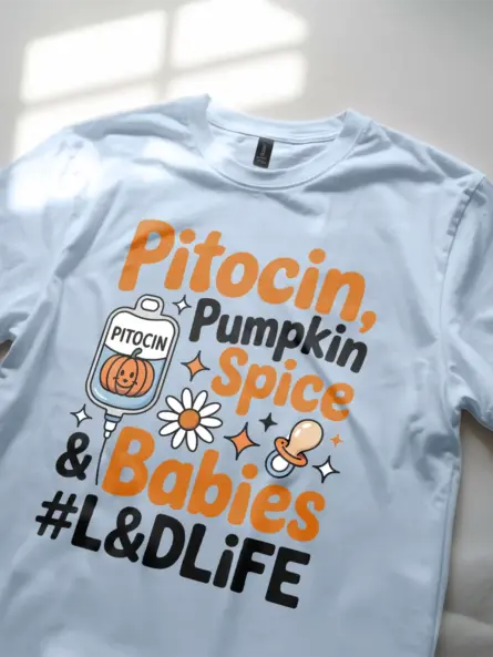 Adorable Labor and Delivery Nurse Fall Shirt - Image 8