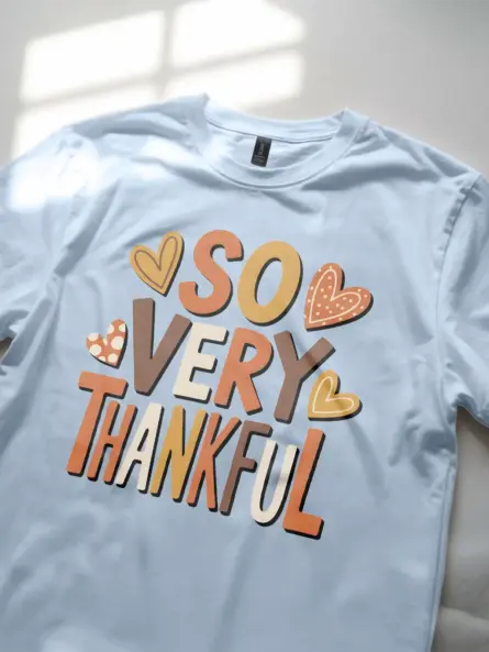 Charming Thankful Fall T-Shirt – Cozy Autumn Grateful Design - Image 5