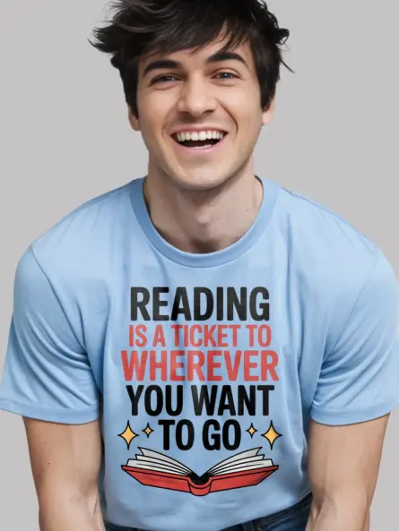 Motivational Reading Shirt – Inspiring Book Lover Tee for Teachers & Kids - Image 6