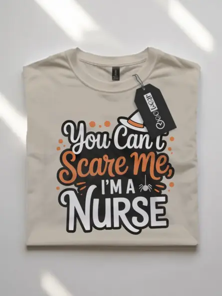 Halloween Nurse Tshirt – Funny &Spooky Witch Hat Tee for Nurses - Image 7