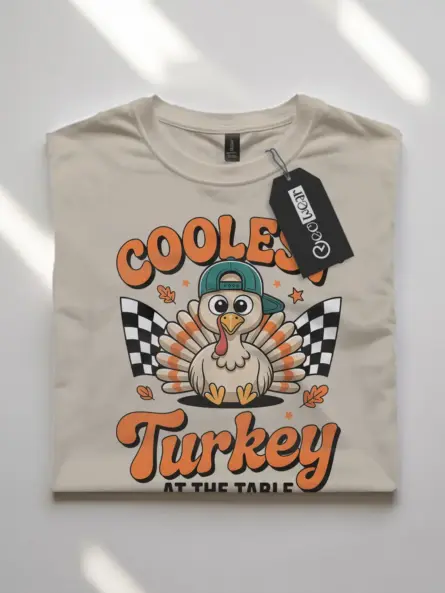 Kids Thanksgiving T-Shirt – Coolest Turkey Holiday Top for Boys & Girls - Image 7