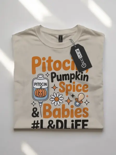 labor and delivery nurse fall shirt