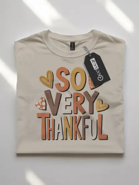 Charming Thankful Fall T-Shirt – Cozy Autumn Grateful Design - Image 7