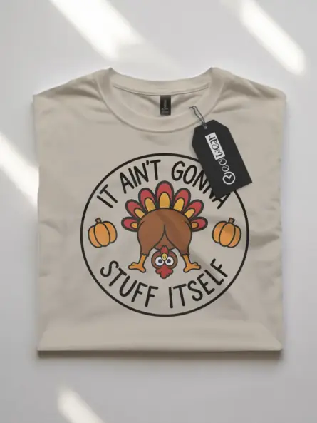 Thanksgiving Funny TShirt – Bold Turkey Humor Tee for Foodie Fans - Image 7
