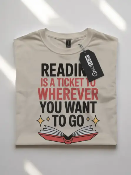 Motivational Reading Shirt – Inspiring Book Lover Tee for Teachers & Kids - Image 7