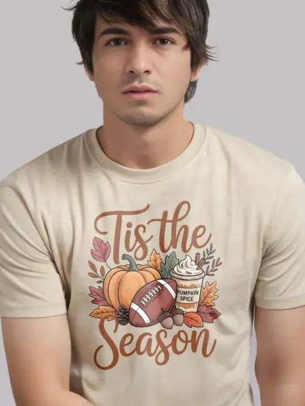 Cozy Fall T-Shirt – Cute Pumpkin Spice & Football Season Tee - Image 9