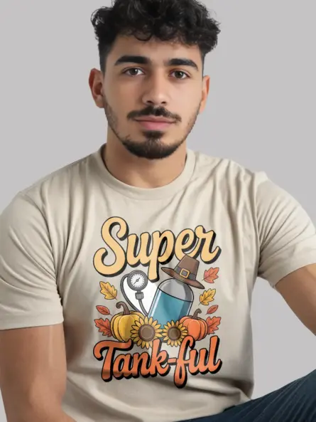 Super Tank-ful Thanksgiving Respiratory Therapist Shirt - Image 9