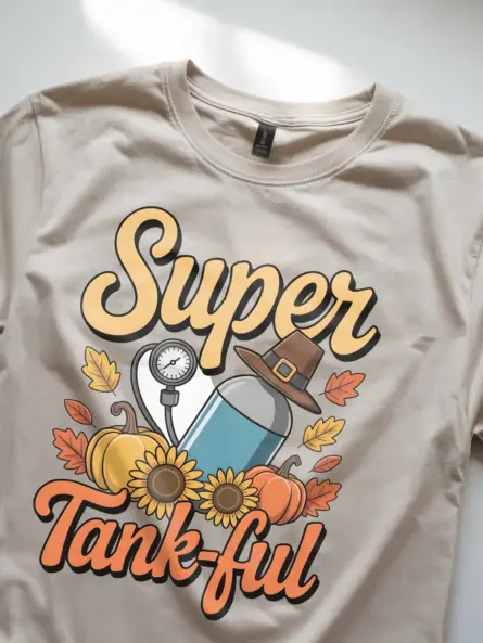 Super Tank-ful Thanksgiving Respiratory Therapist Shirt - Image 8