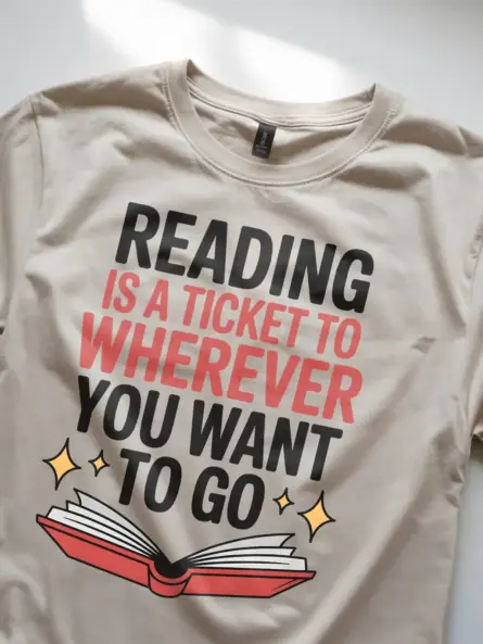 Motivational Reading Shirt – Inspiring Book Lover Tee for Teachers & Kids - Image 8