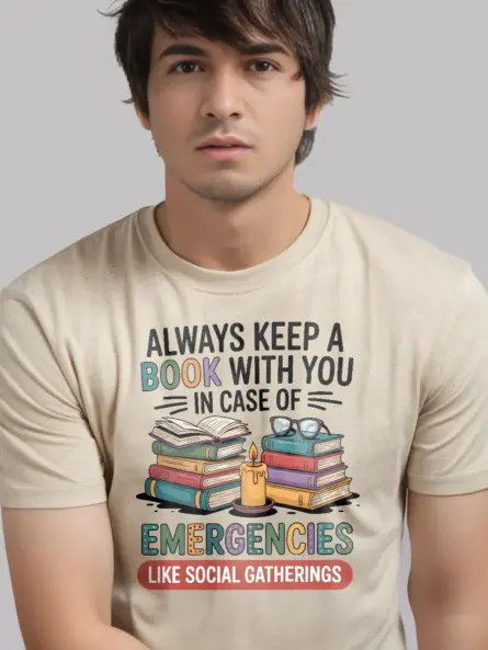 Funny Book Lover TShirt – Perfect for Social Introverts - Image 9