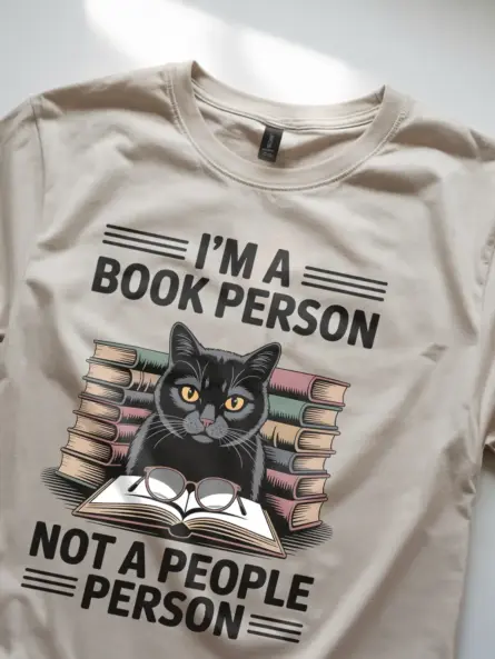 Funny Book Person T-Shirt for Introverts – Bold Dark Humor Tee - Image 8