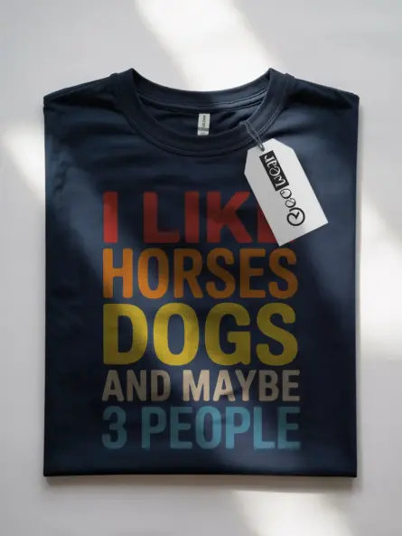 Funny Horse Lover Shirt – Vintage Sarcastic Animal Tee Gift - Image 7
